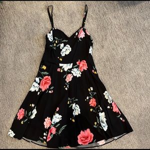 Medium Black Floral Cami Dress by Old Navy